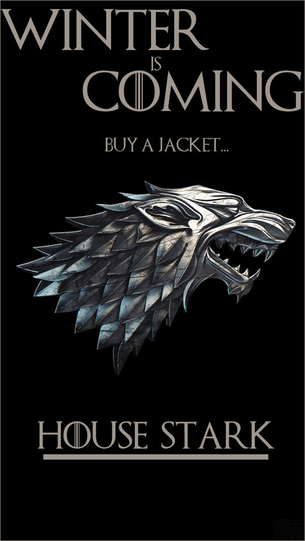 House Stark Game of Thrones IPhone Wallpaper by SttvUK 600x1065