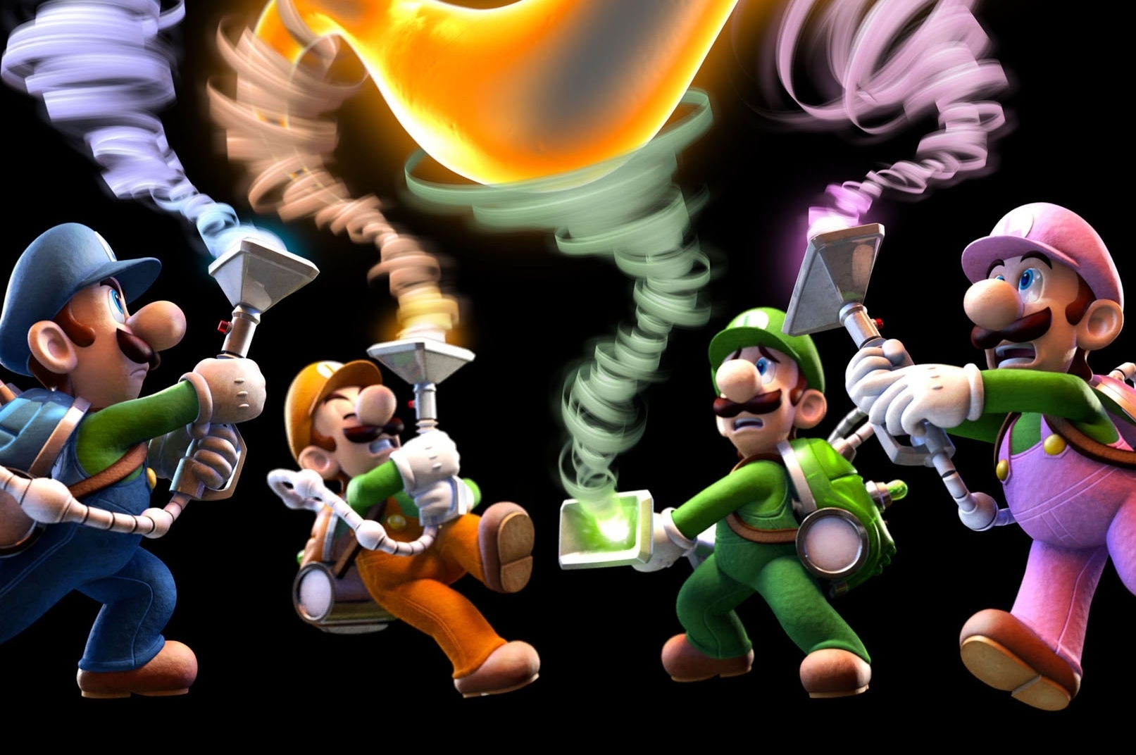 Luigi S Mansion Video Game Wallpaper Of