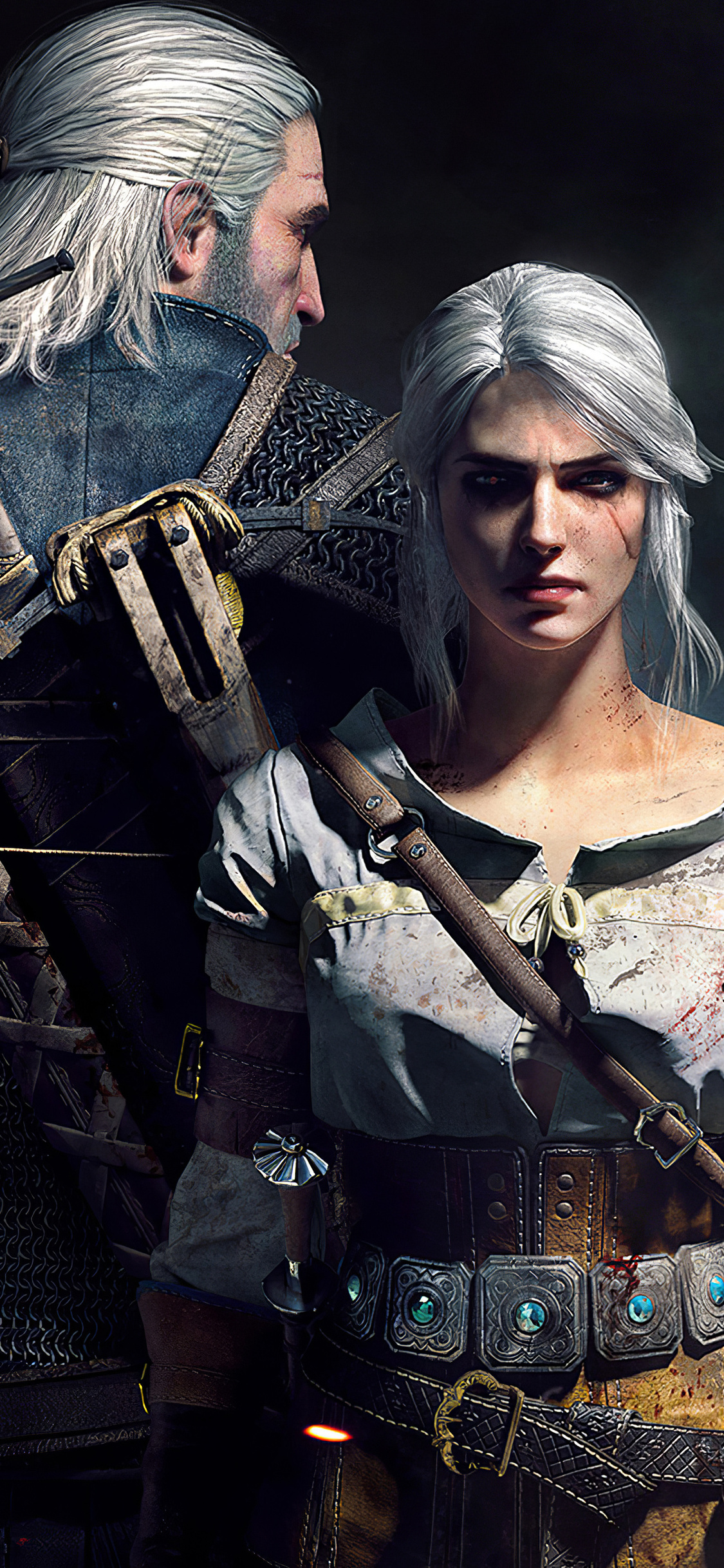 Geralt Ciri The Witcher 5k iPhone Xs X HD Wallpaper