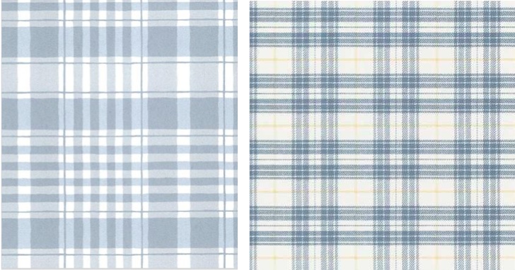  lightpale preferably blueish plaid wallpaper might actually look