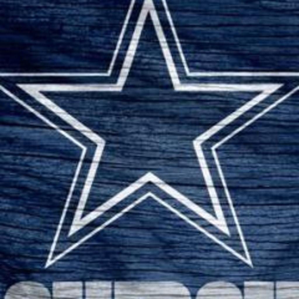 Dallas Cowboys Blue Logo Weathered Wood Wallpaper For Apple iPad