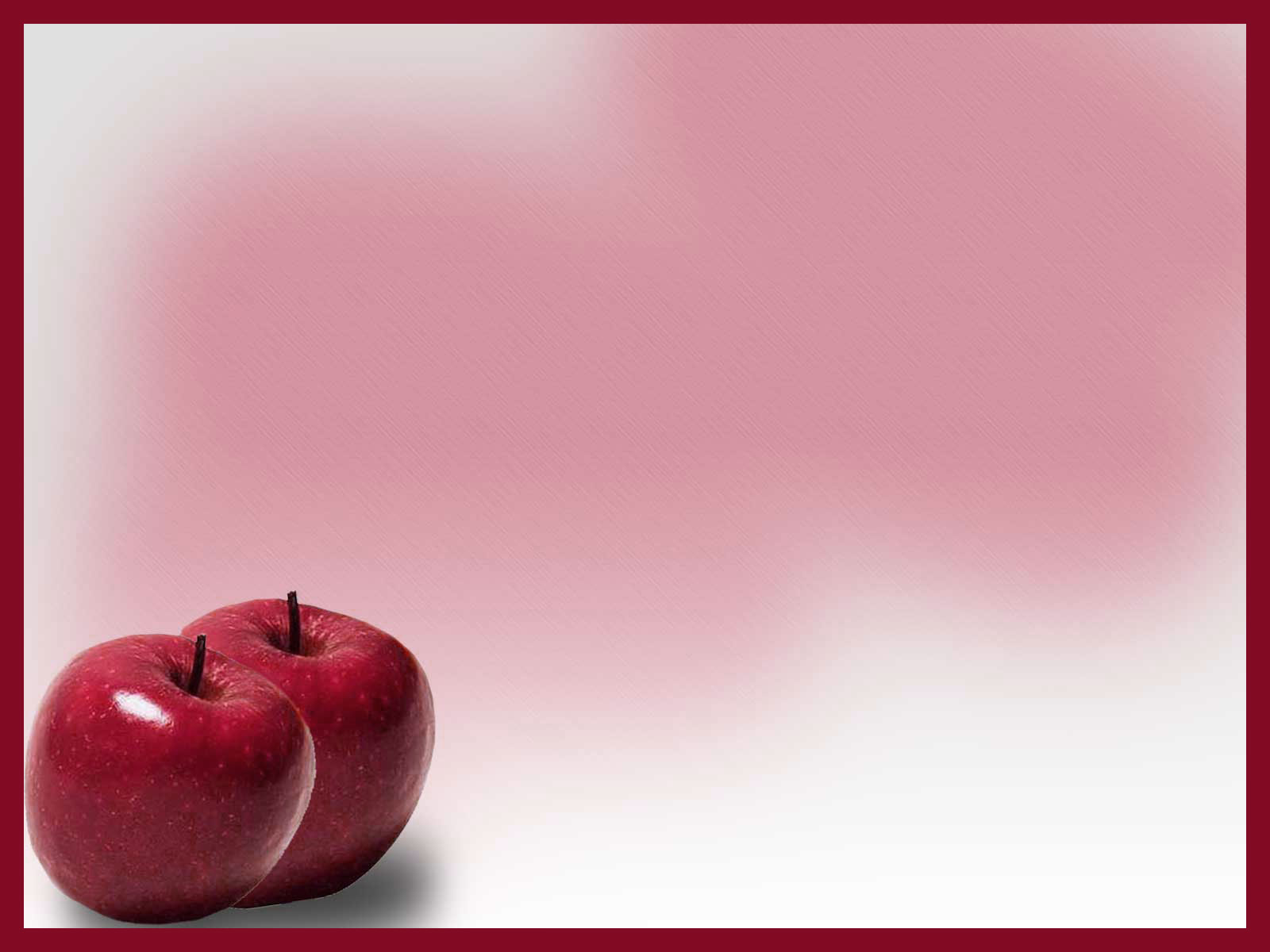 Red Apple Power Point Background