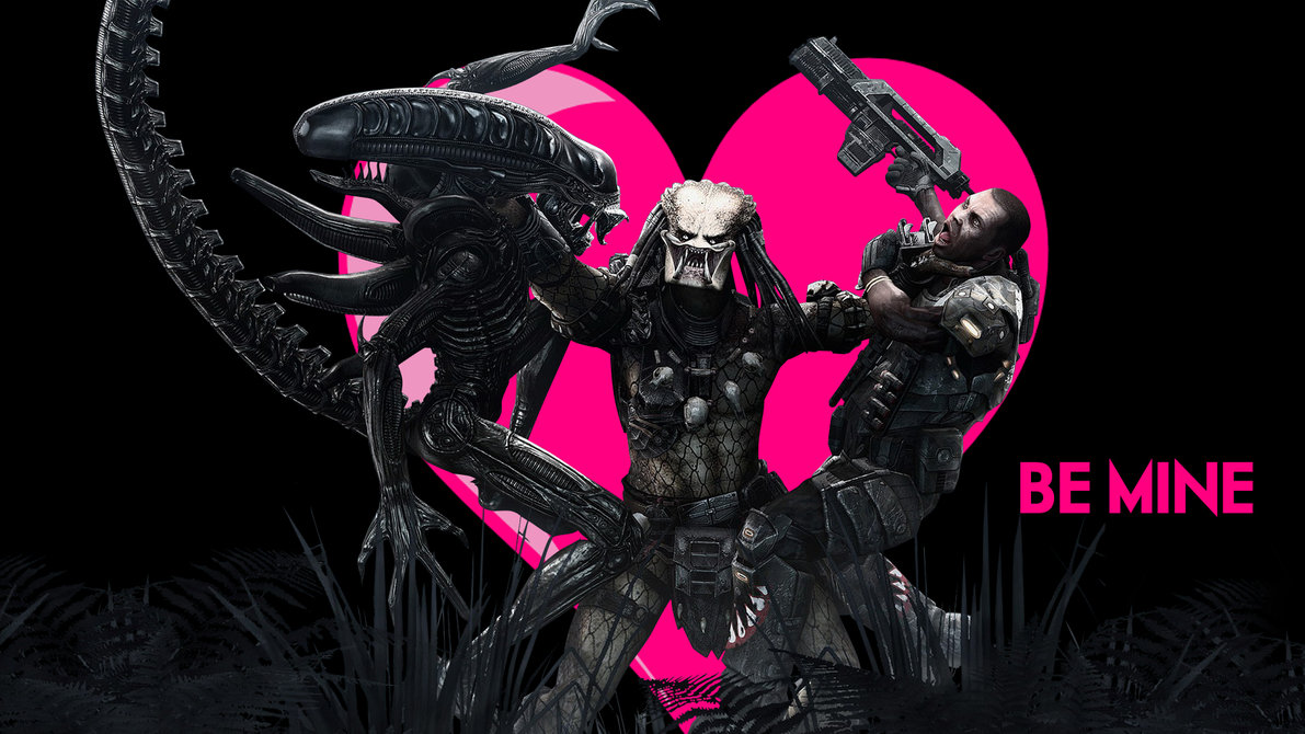 Predator Valentine Wallpaper By Blacklotusxx