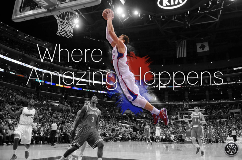 Blake Griffin Dunking Where Amazing Happens Nba Picture Gallery