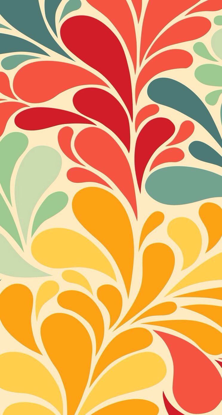 Colorful Abstract Pattern iPhone Wallpaper