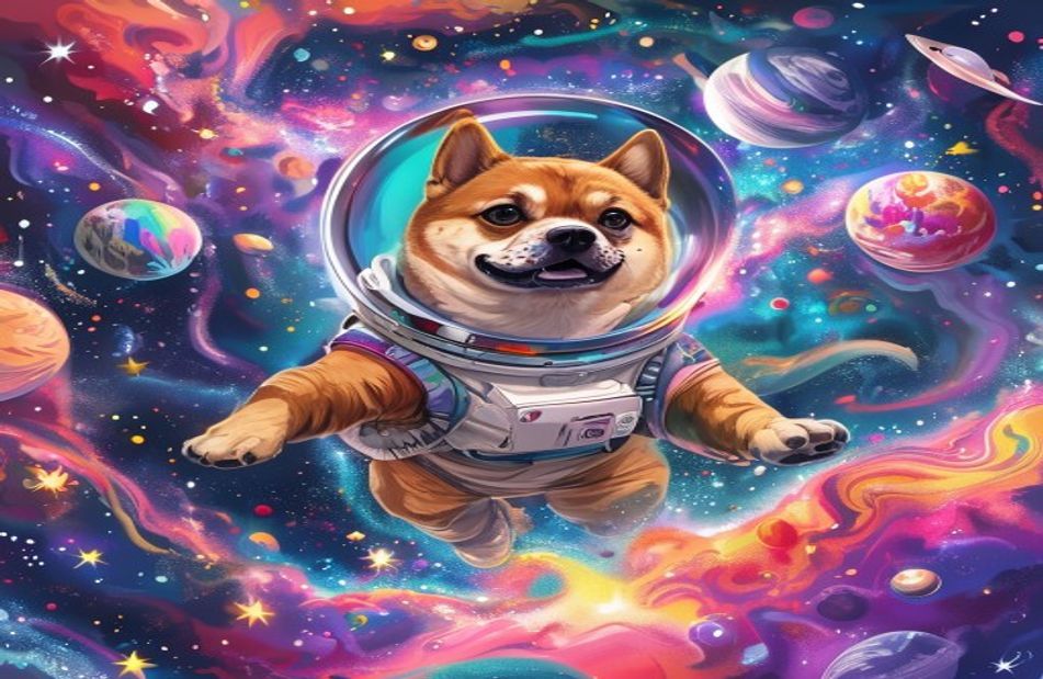 Doge Space Wallpaper