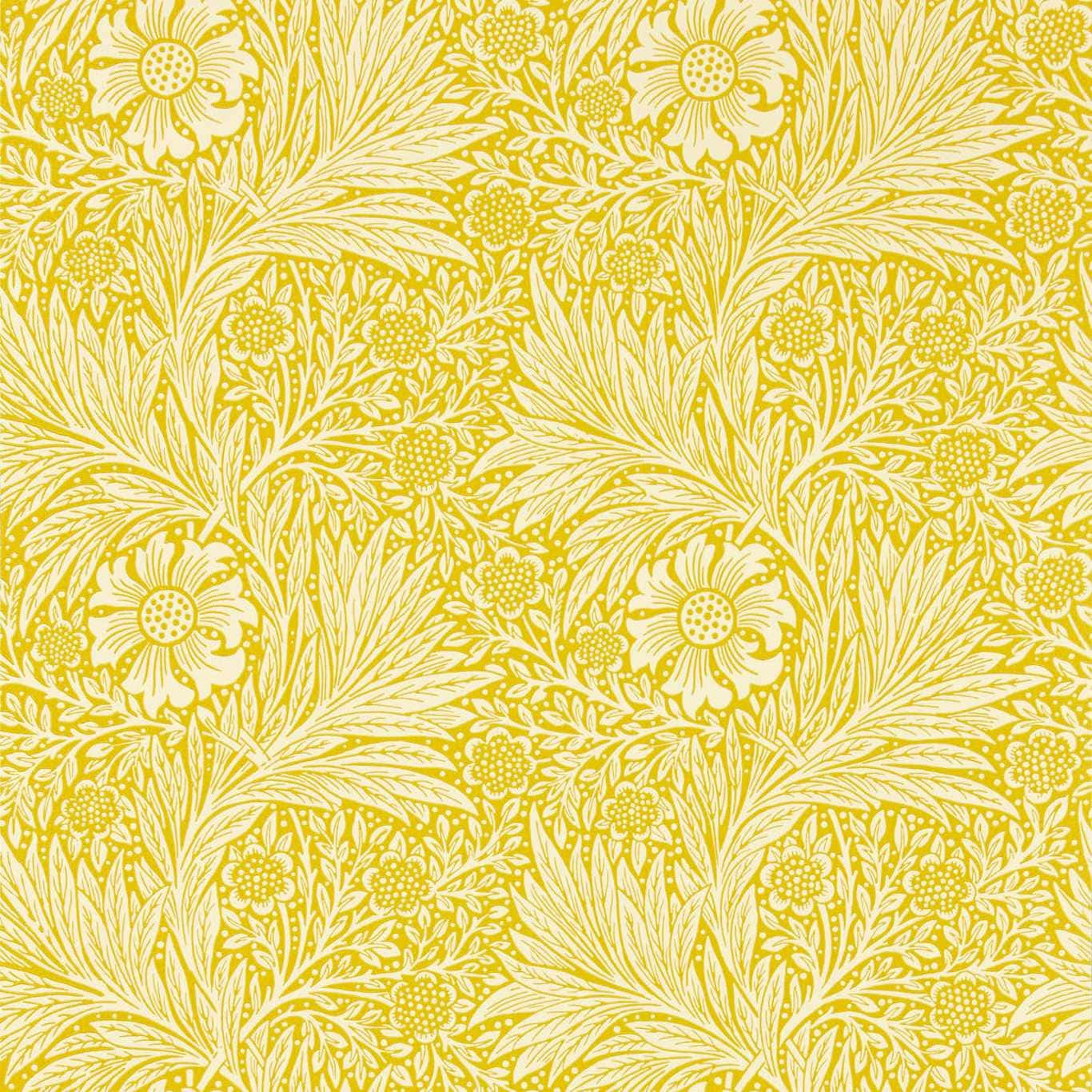 Add A Pop Of Color With Retro Yellow Vibes Wallpaper