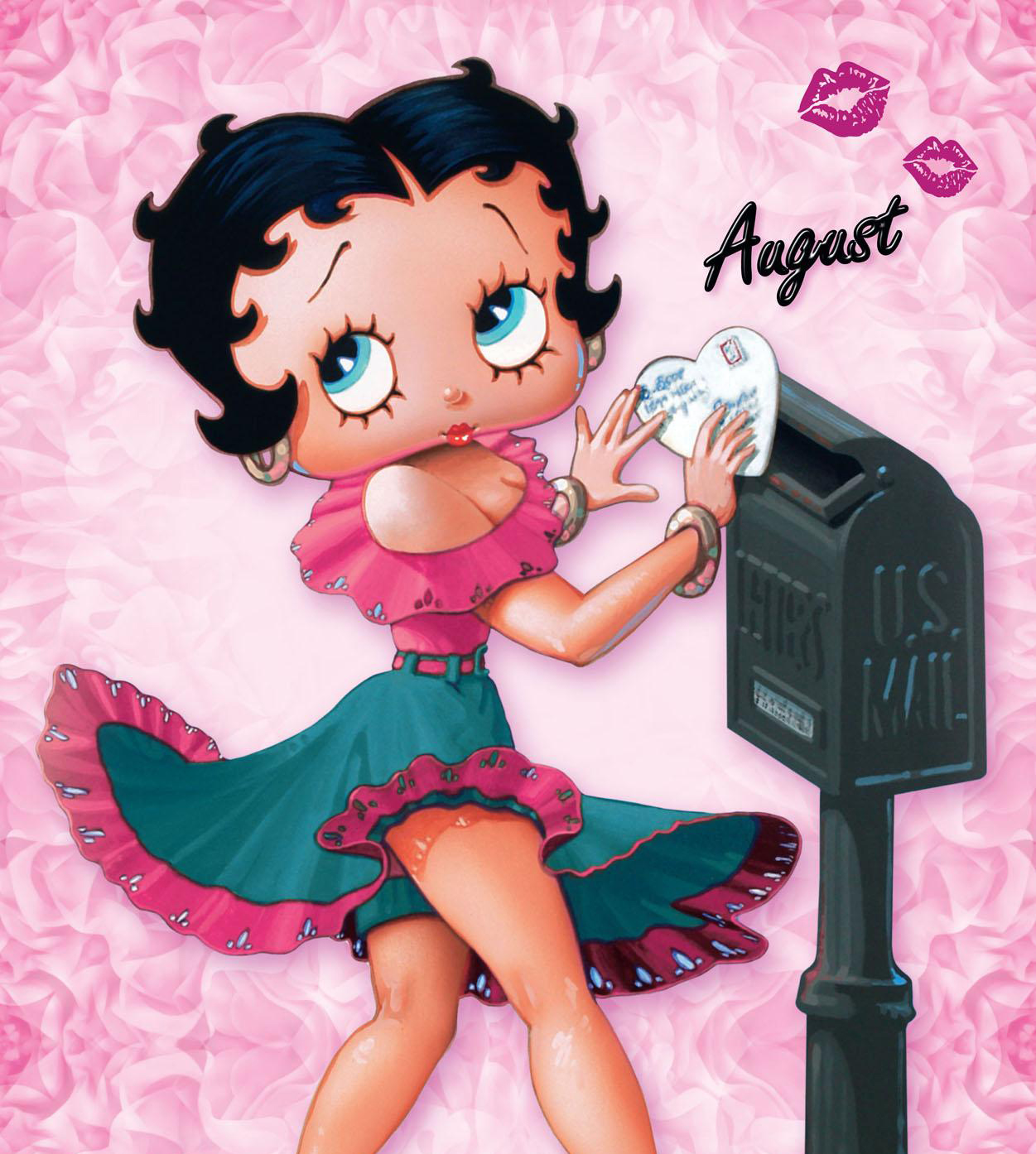 Betty Boop Calender Picture Image