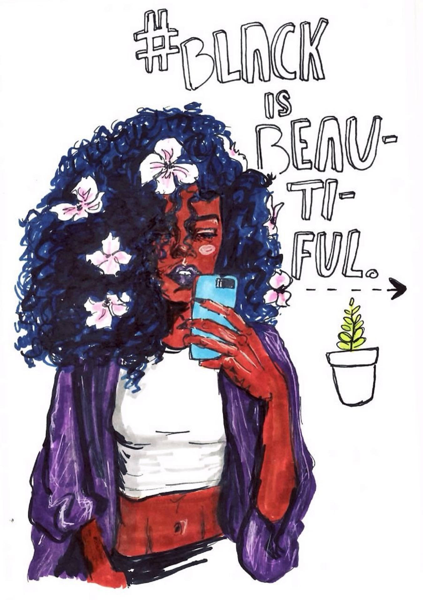 Cute Black Girls Wallpaper