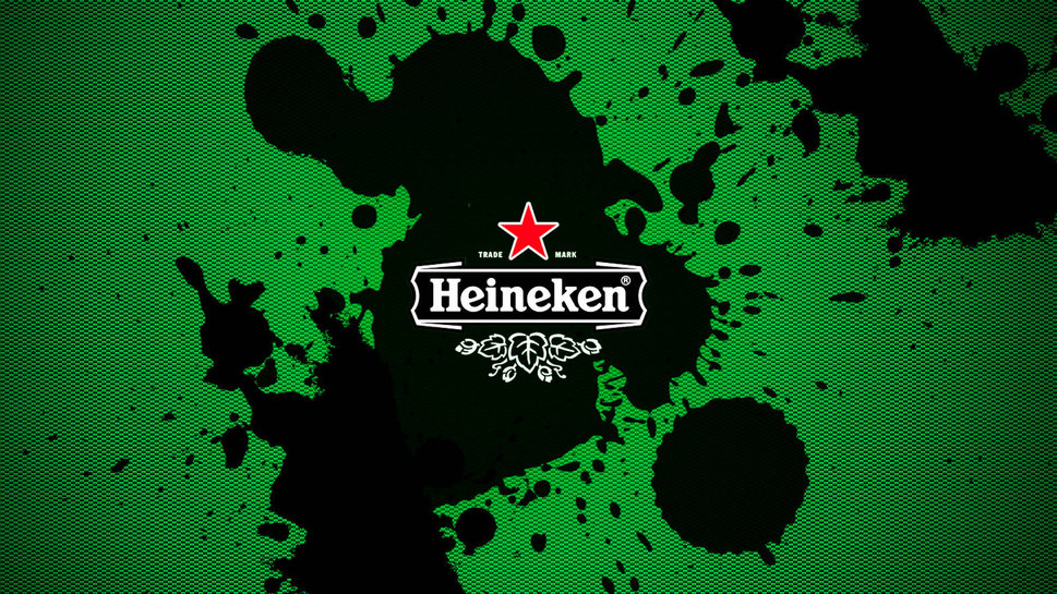 Heineken Splash Wallpaper