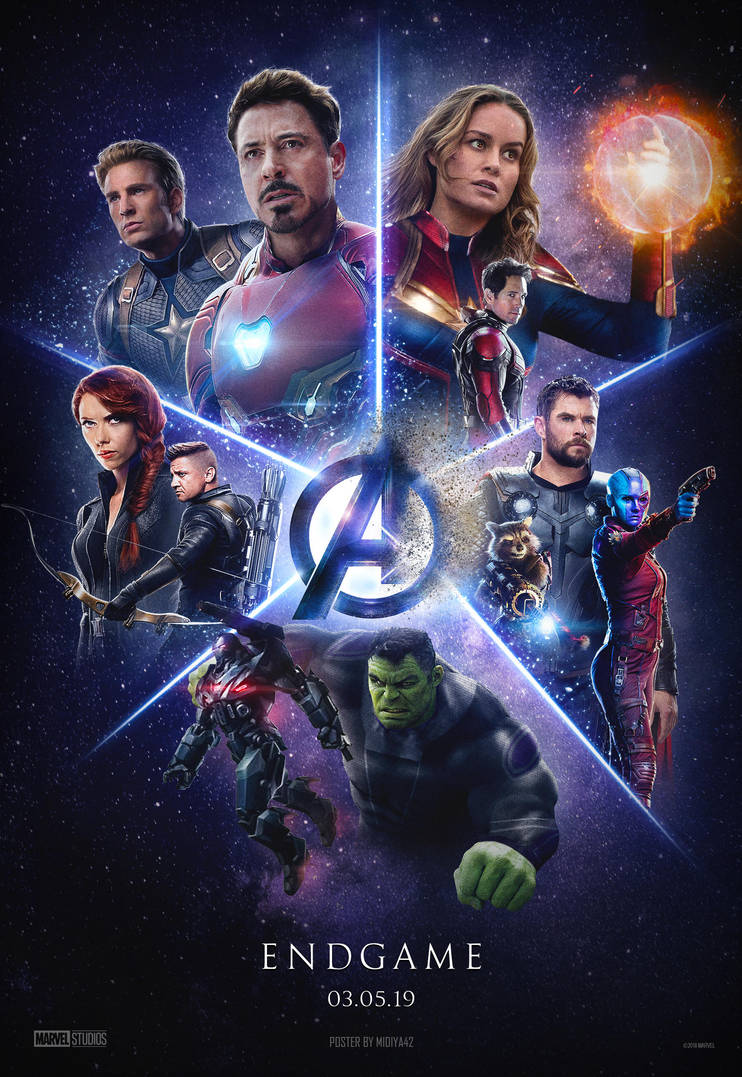 Avengers Endgame Poster By Midiya42
