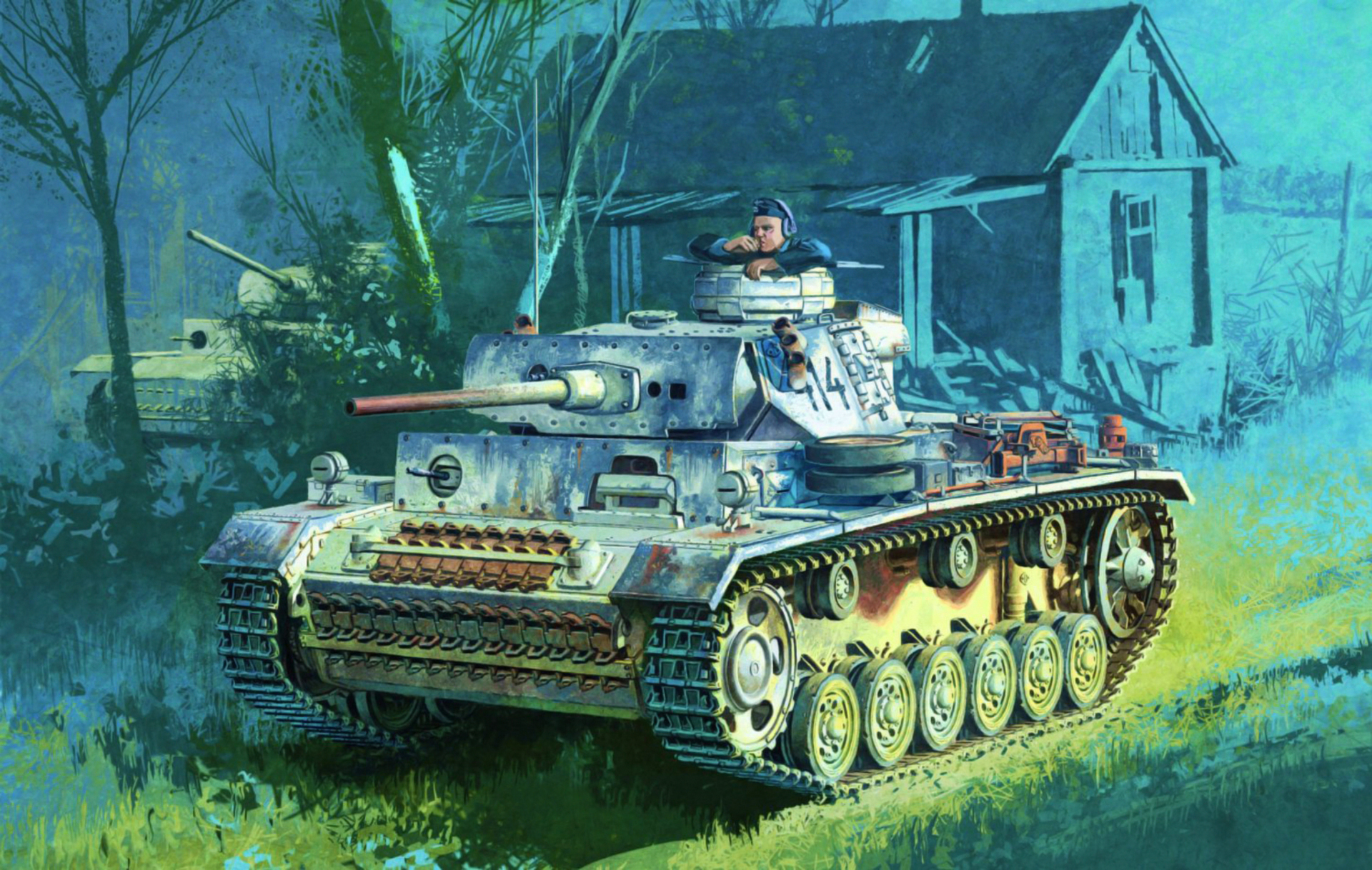 Panzer Iii Ww2 War Tank Art Painting Wallpaper Photos Pictures