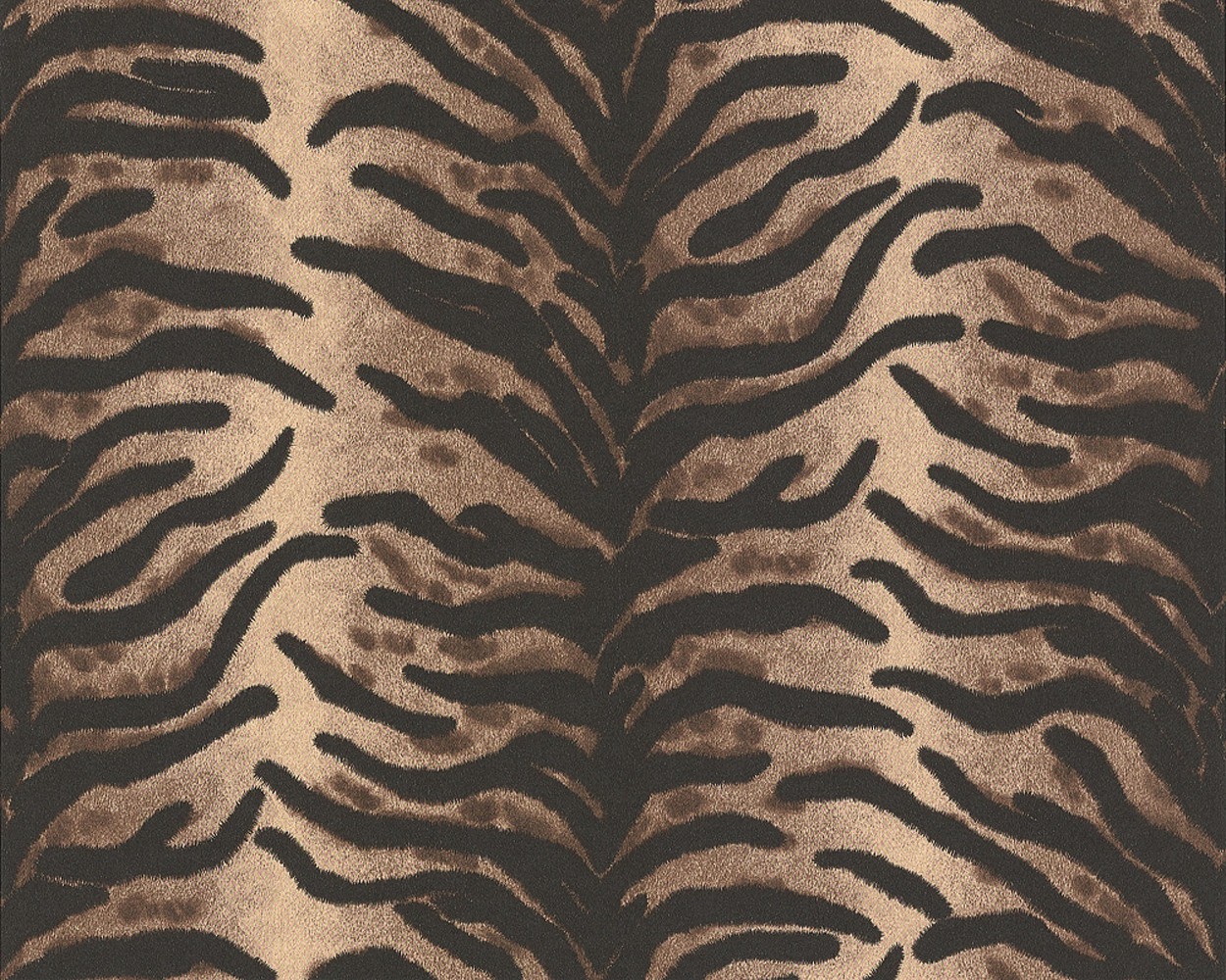 Wallpaper Tiger Fur Beige Black As Creation Decora Natur
