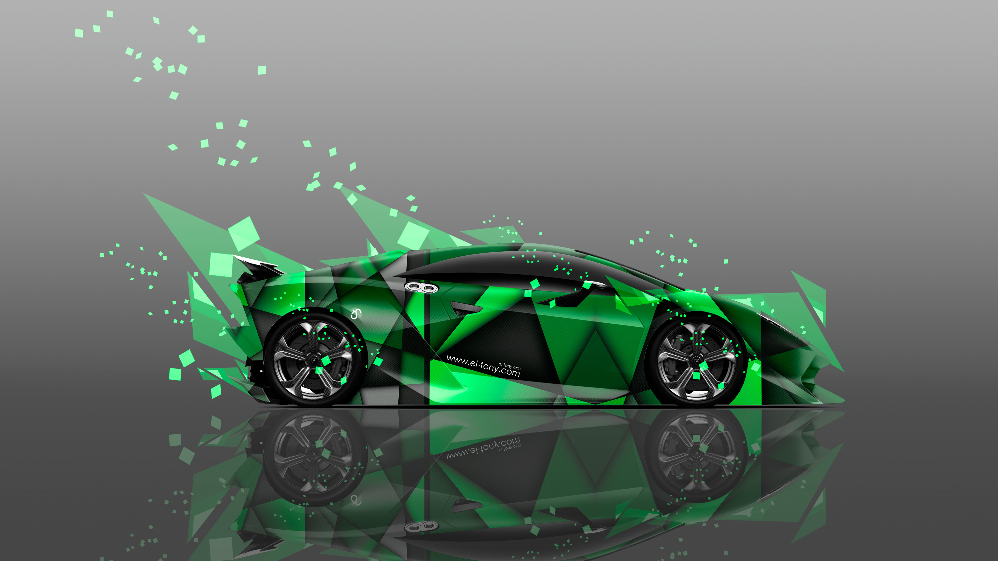 Car Green Colors 4k Wallpaper Design By Tony Kokhan El
