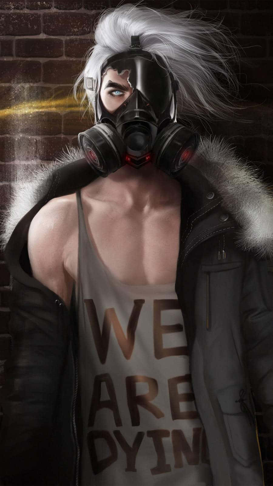 Anime Boy With Mask Wallpaper