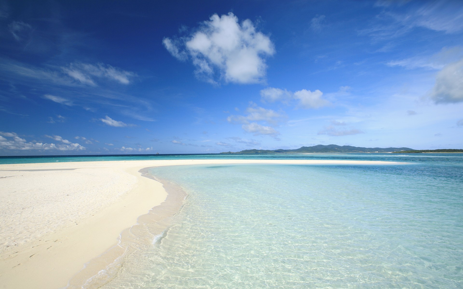 Japan Okinawa S Turquoise Beach And Sky No Wallpaper