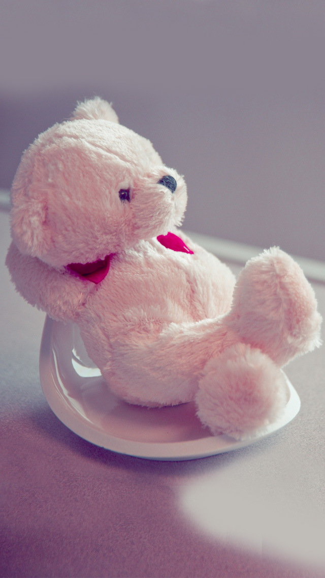 Furry Teddy Wallpaper iPhone 5 Themes