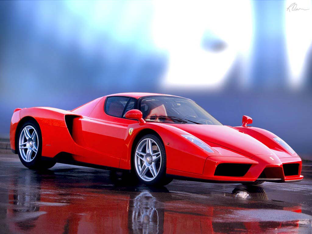 Red Ferrari Enzo Car Wallpaper HD