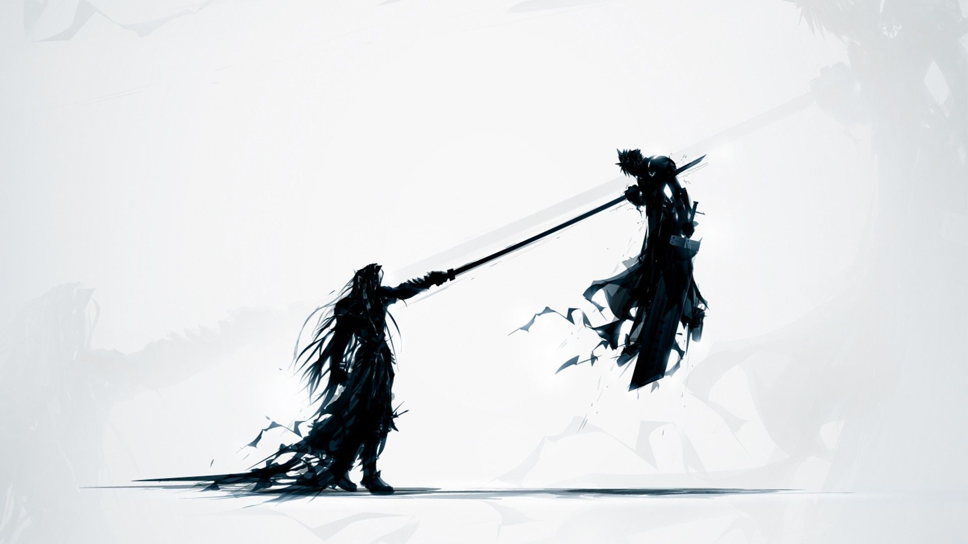Cloud Strife And Sephiroth Final Fantasy Wallpaper