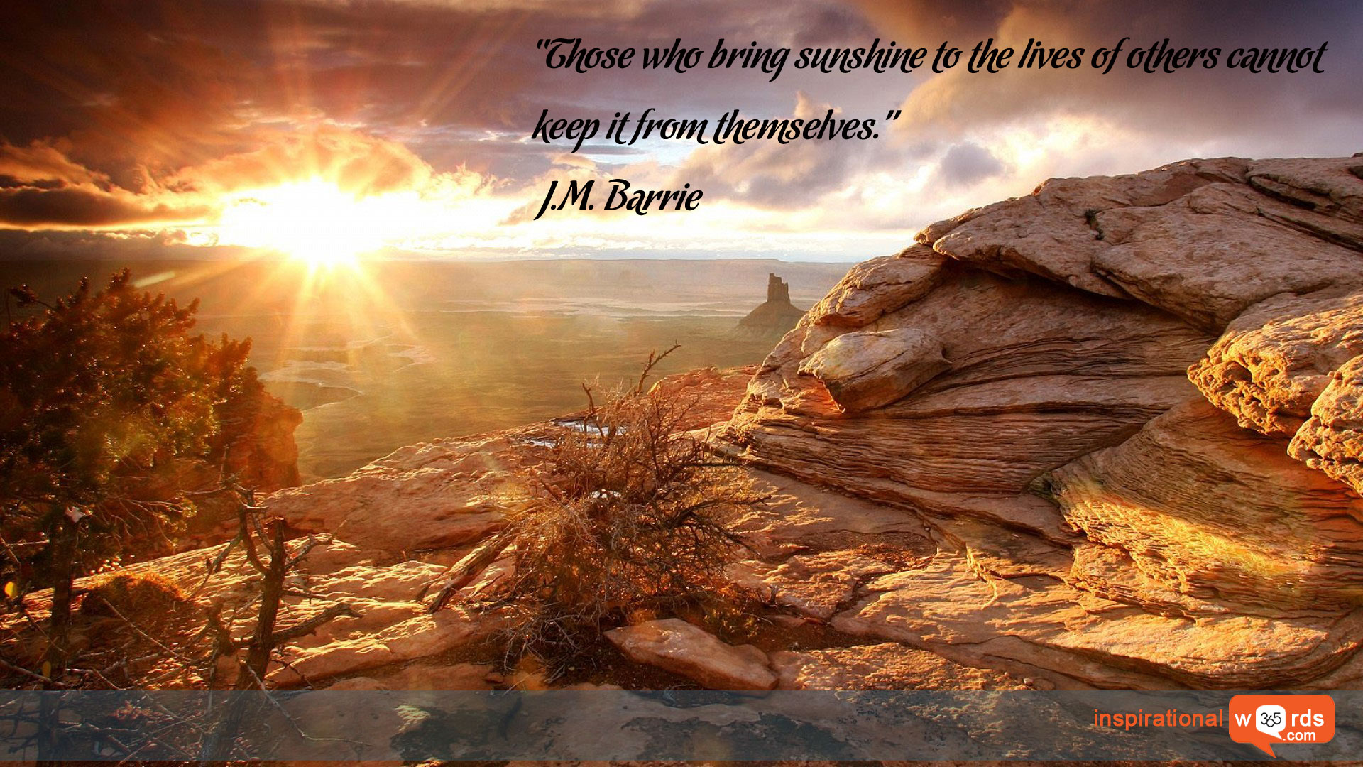 Inspirational Wallpaper Quote By J M Barrie Words