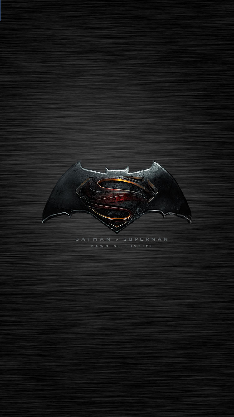 Batman V Superman Logo iPhone Wallpaper