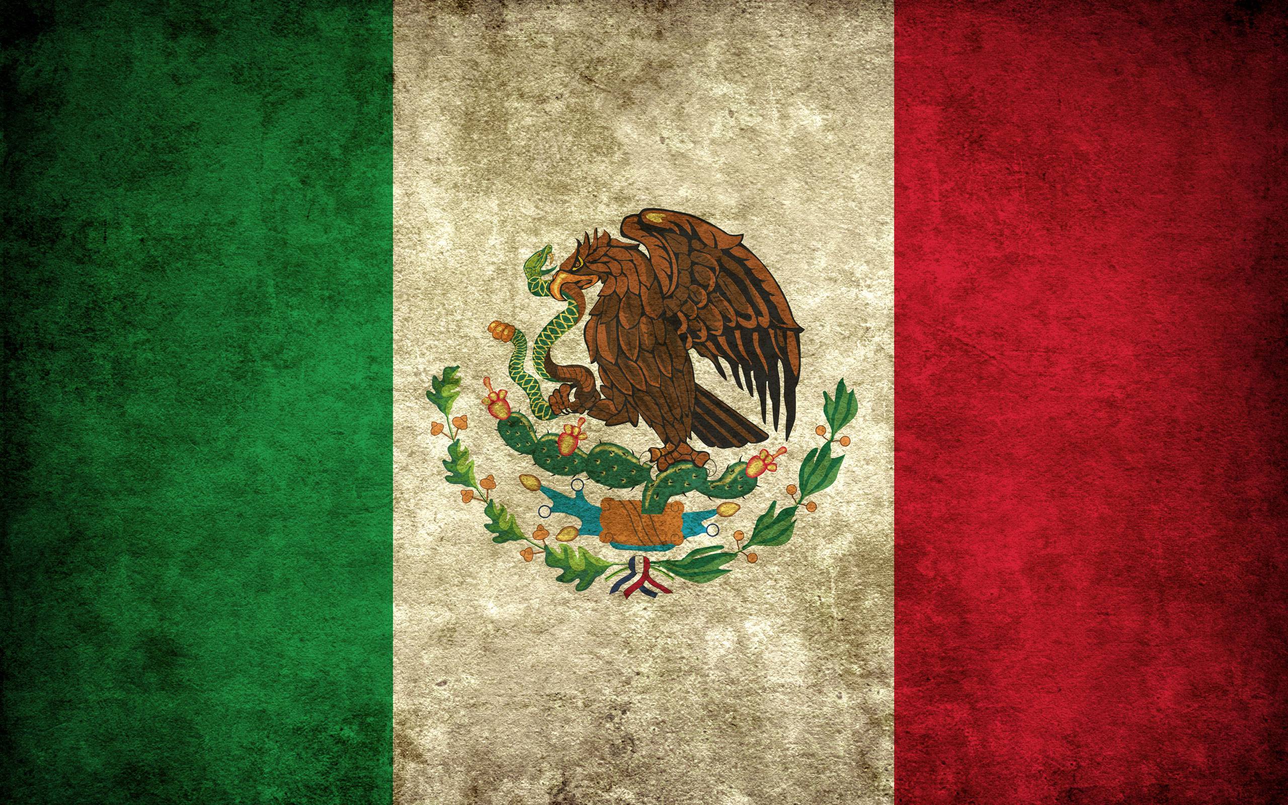 Mexico Flag Grunge Wallpaper Wide Or HD Digital Art