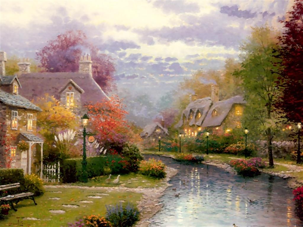 Thomas Kinkade Disney Wallpaper 1920x1080 - WallpaperSafari