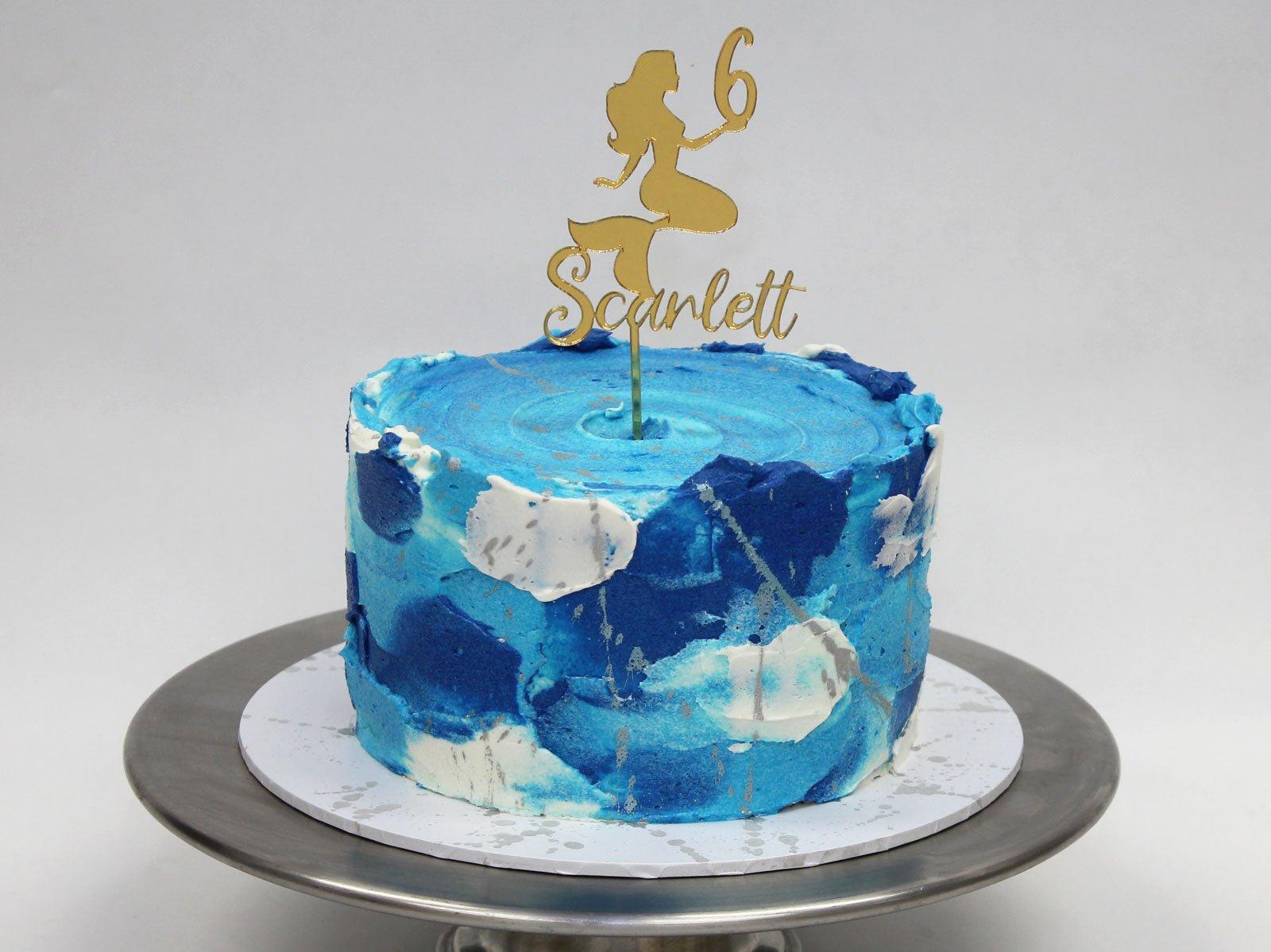 Splash Cake Blue The Passionate Kitchen