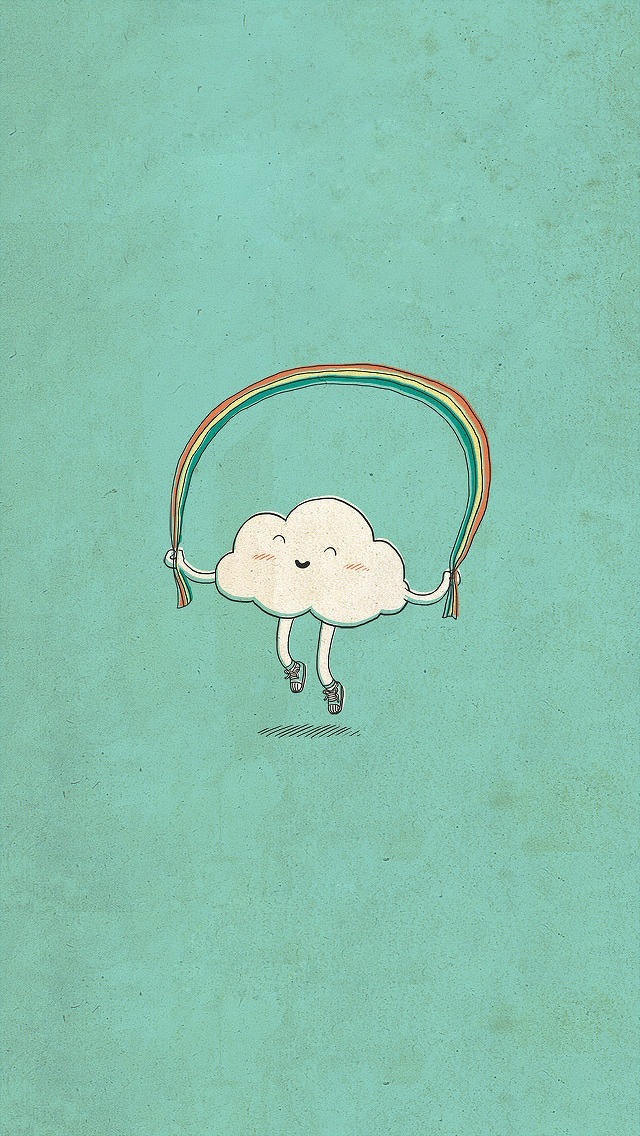 Cute Cartoon Cloud Wallpaper Iphone