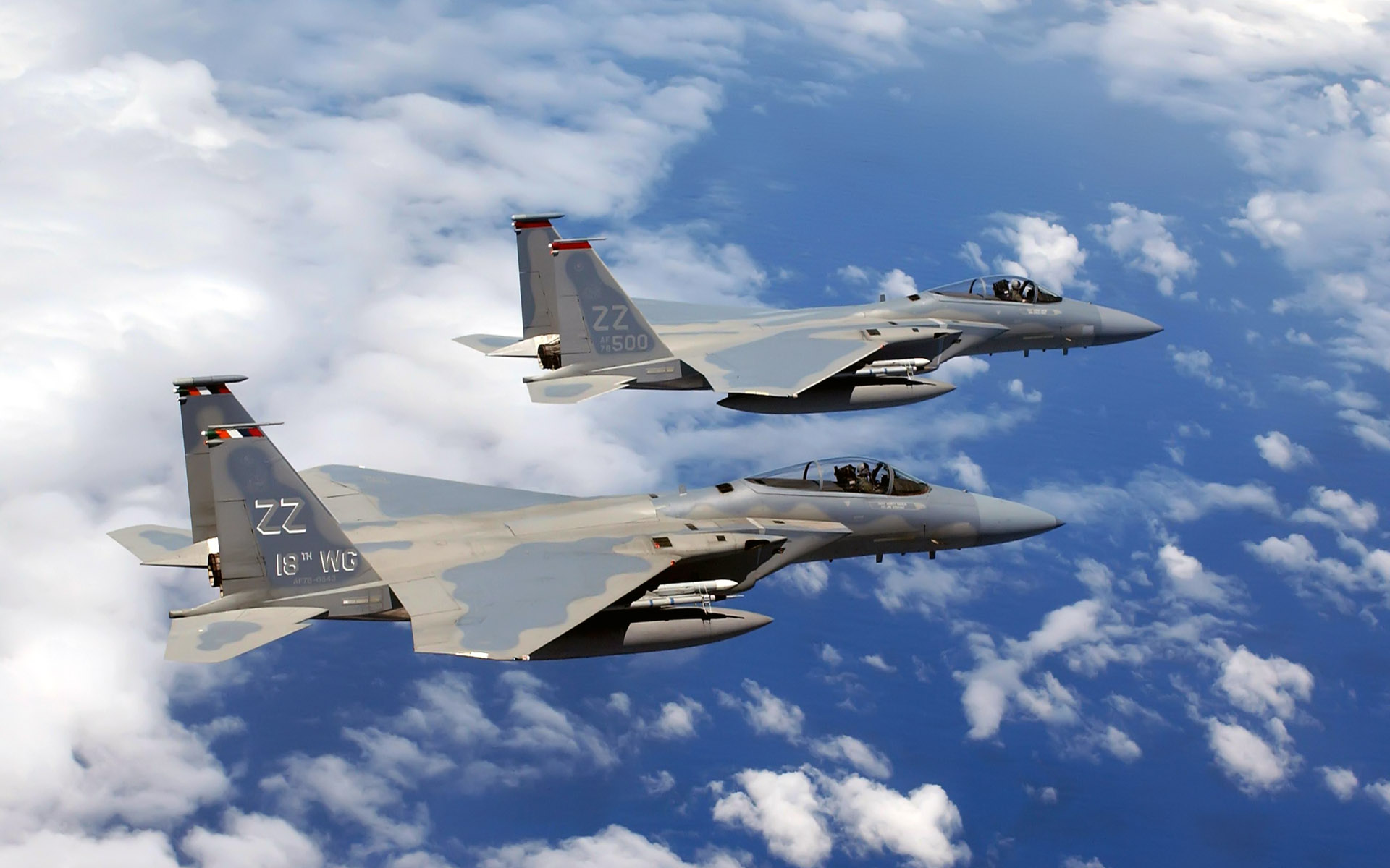 15c Eagles Flies Over Okinawa Wallpaper HD