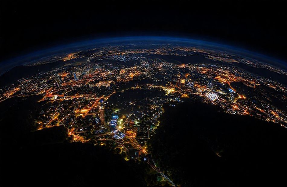 Earth At Night Wallpaper HD