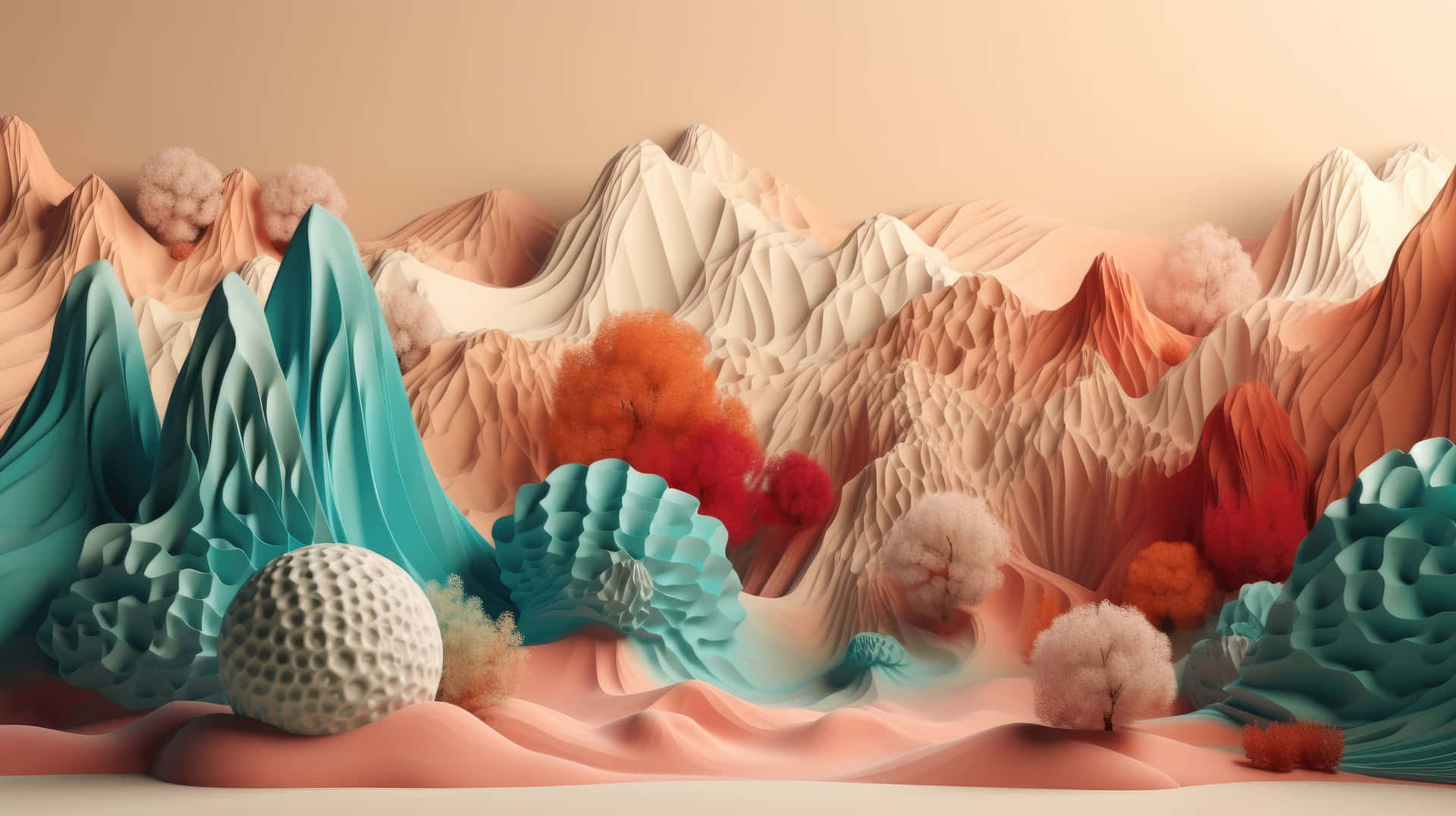 Abstract Landscape Wallpaper