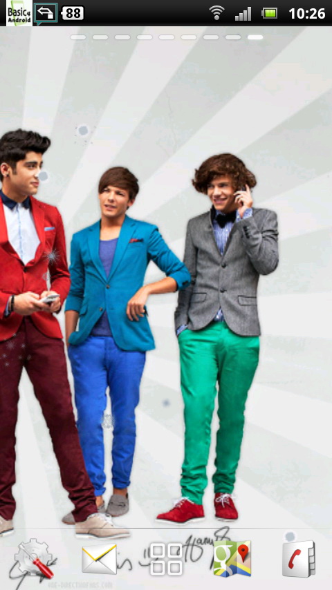 One Direction Live Wallpaper For Your Android Phone