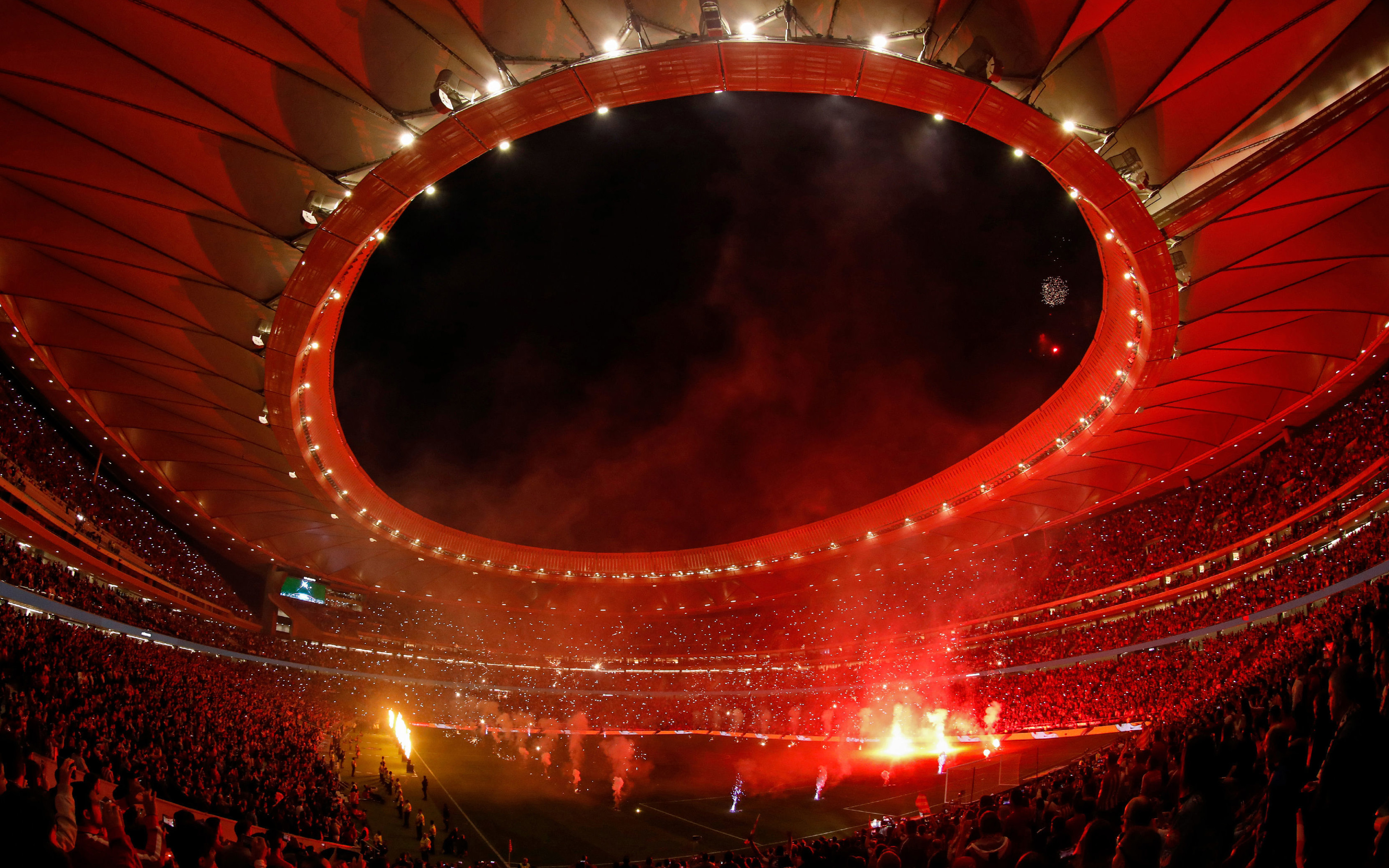 Wallpaper Wanda Metropolitano 4k New Football Stadium