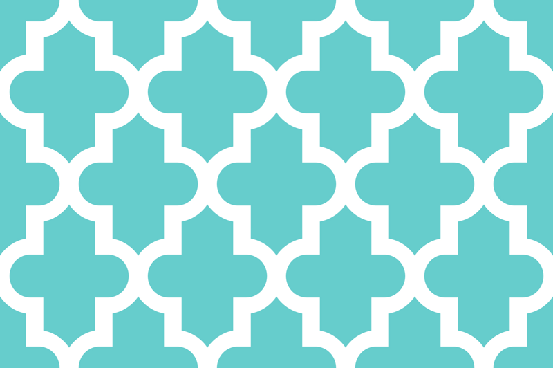 Turquoise Wallpaper Moroccan
