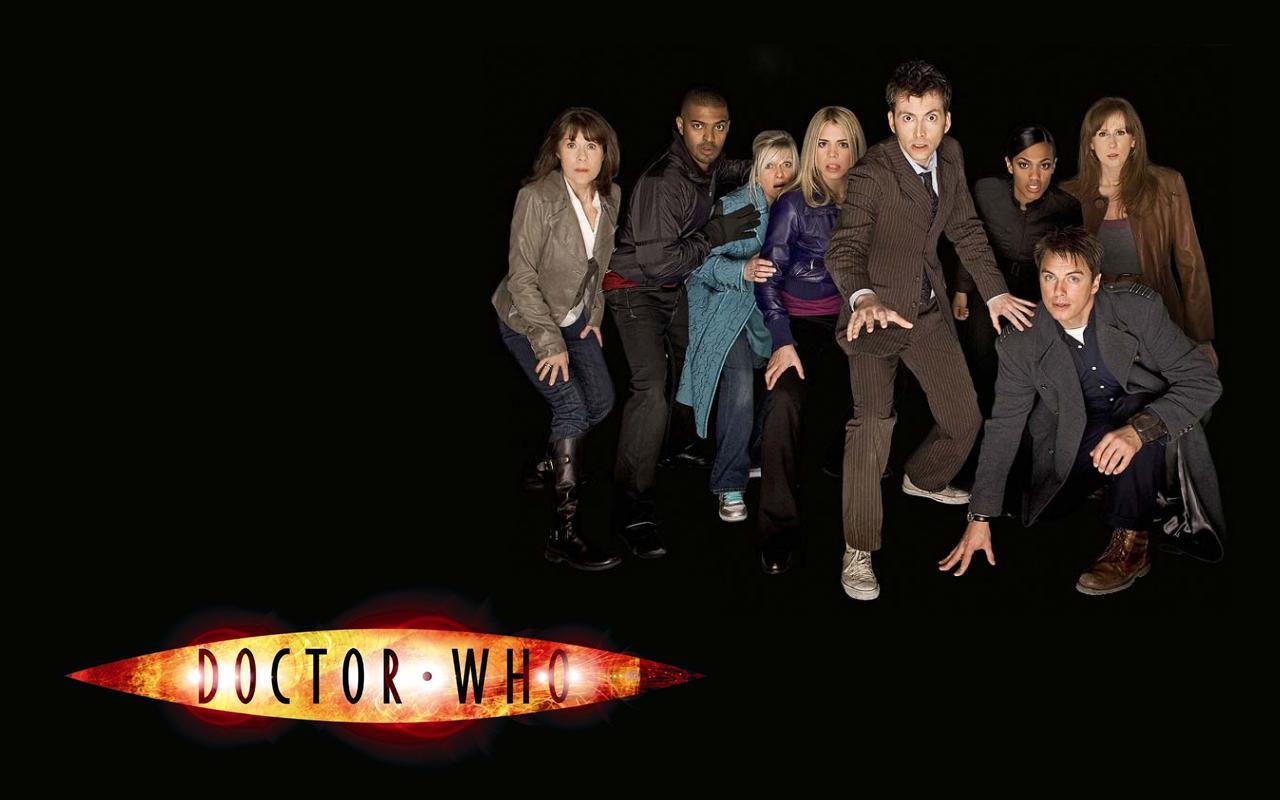 Doctor Who 10th and Company Wallpaper 1280x800