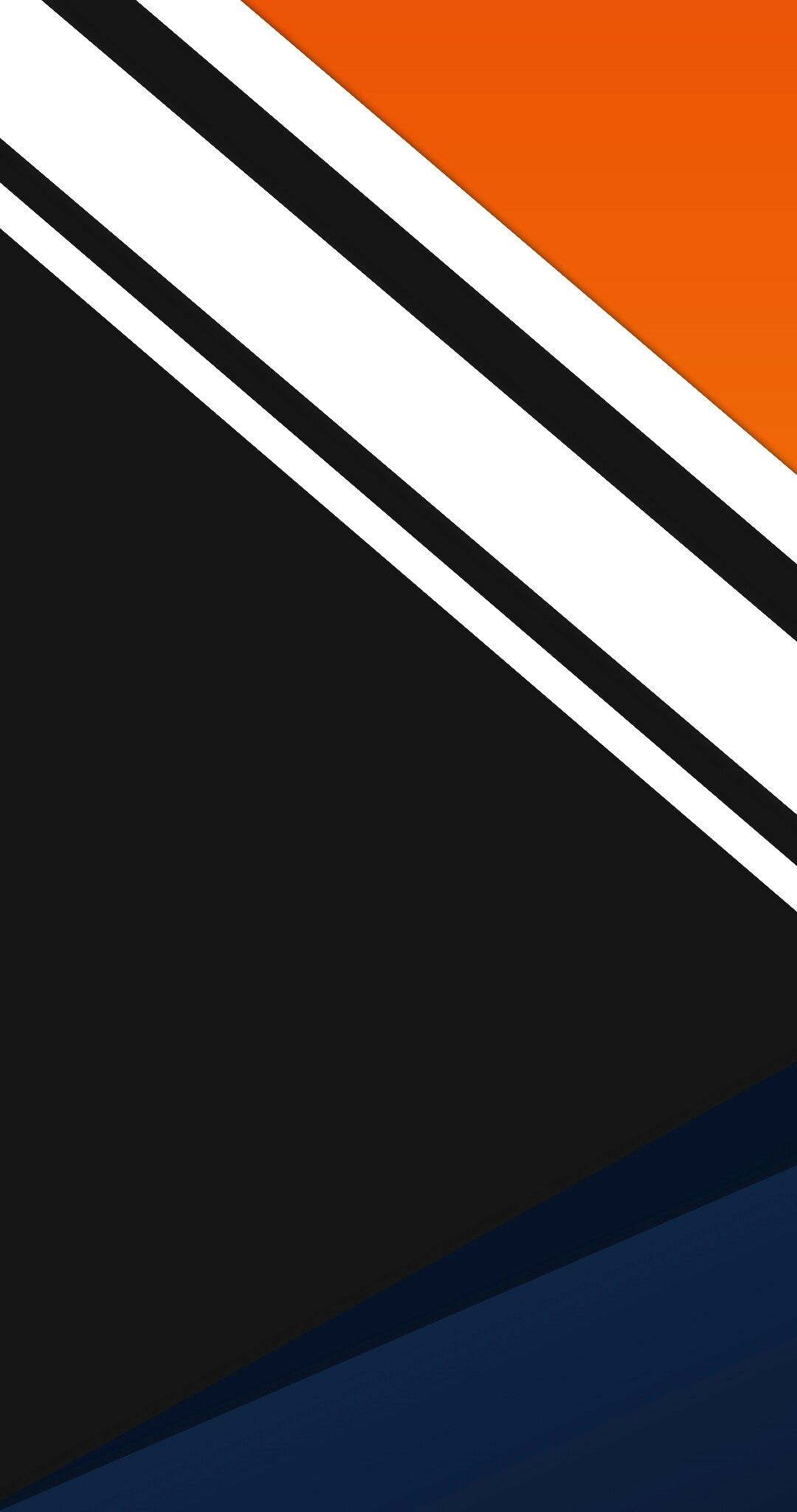 Black And Orange Abstract Wallpaper