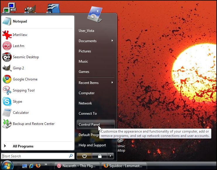 Quick Vista Tips How To Change The Desktop Wallpaper