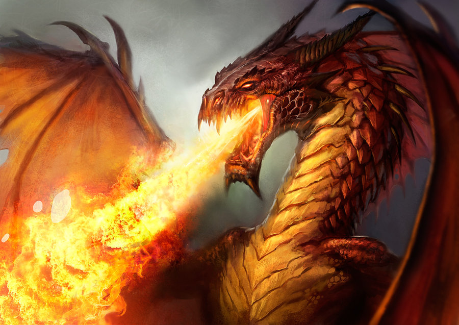 Fantasy Dragon Art Red Dragons