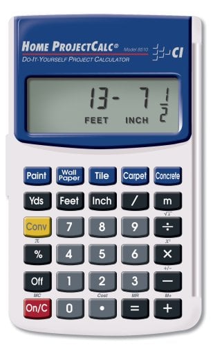 calculate costs Works as a standard math calculator Includes two 308x500
