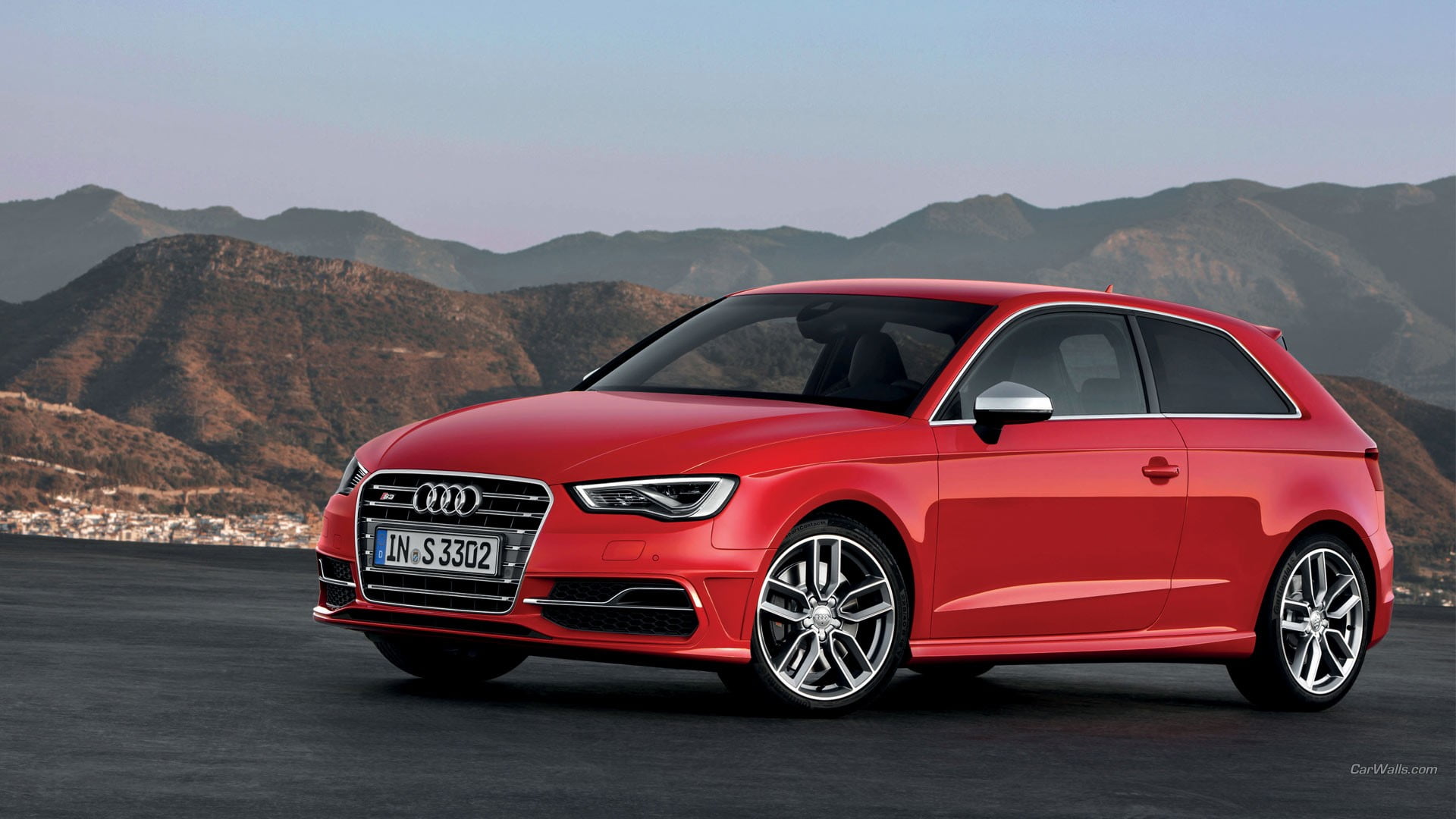 Red Audi Coupe S3 Car HD Wallpaper