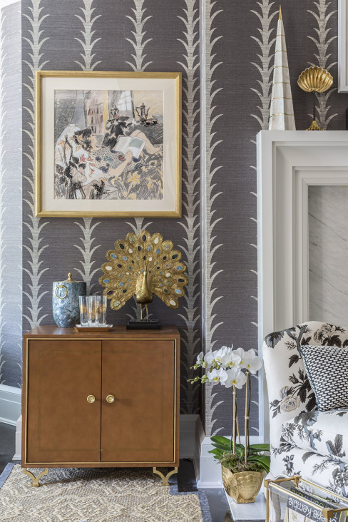 Designer Showhouse Celerie Kemble Hand Blocked Schumacher Wallpaper