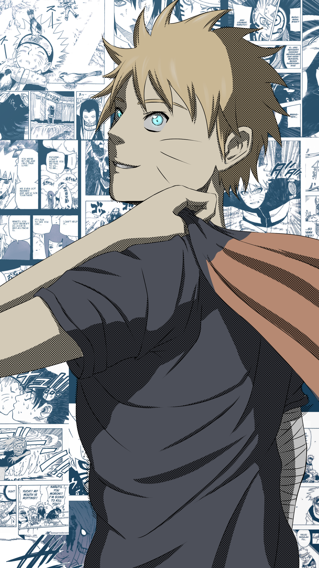 Naruto Uzumaki Anime Phone Wallpaper