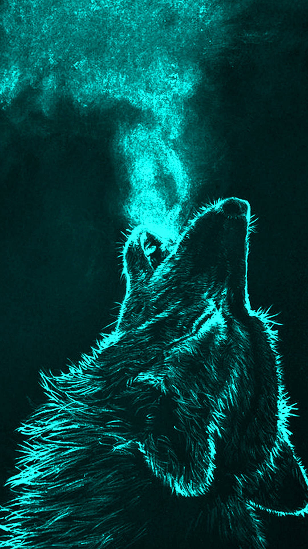 Blue Wolf Wallpaper