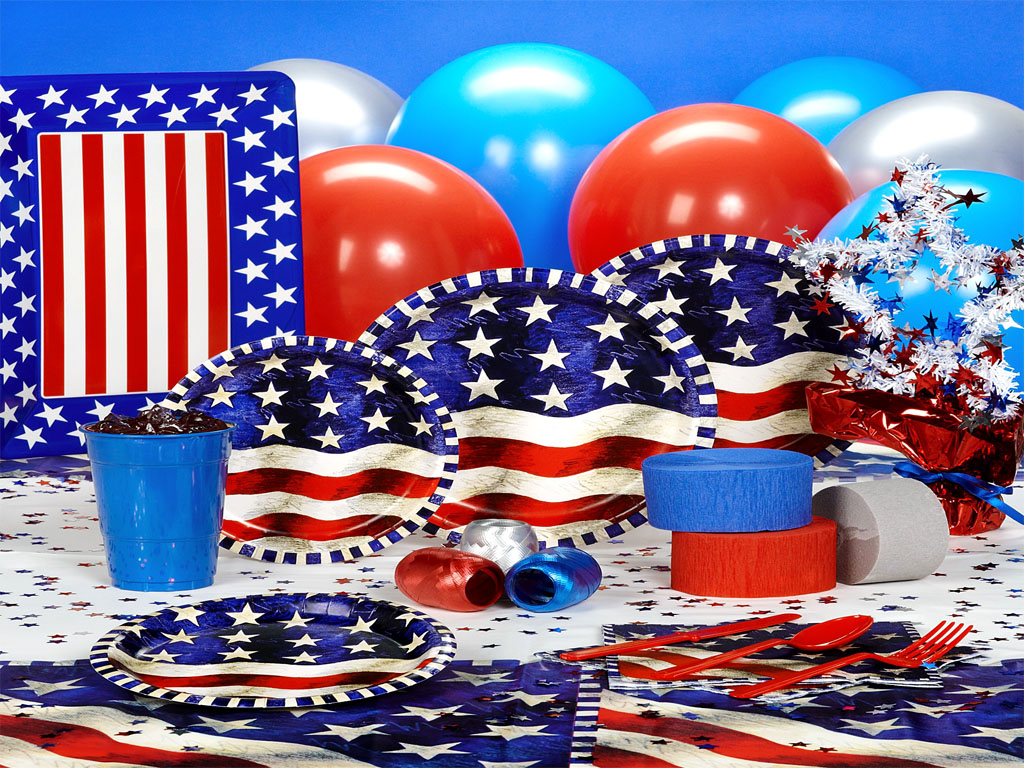 Party July 4th Decorations Wallpaper