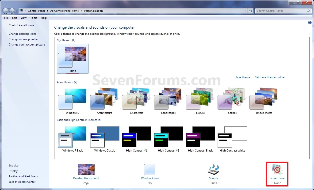 Screen Saver Timeout Period   Set or Change   Windows 7 Help Forums