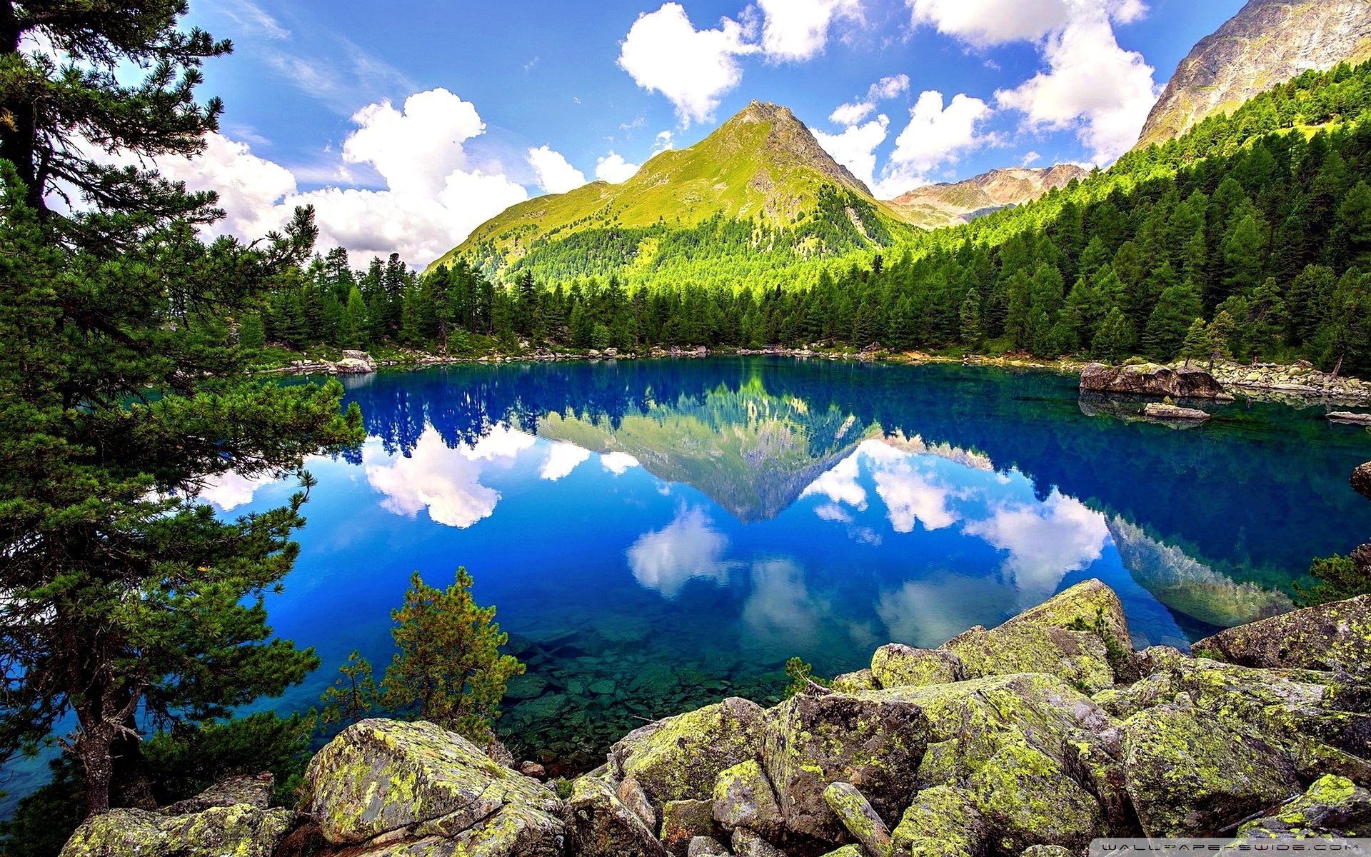 Spring Mountain Landscape 4k HD Desktop Wallpaper For Ultra