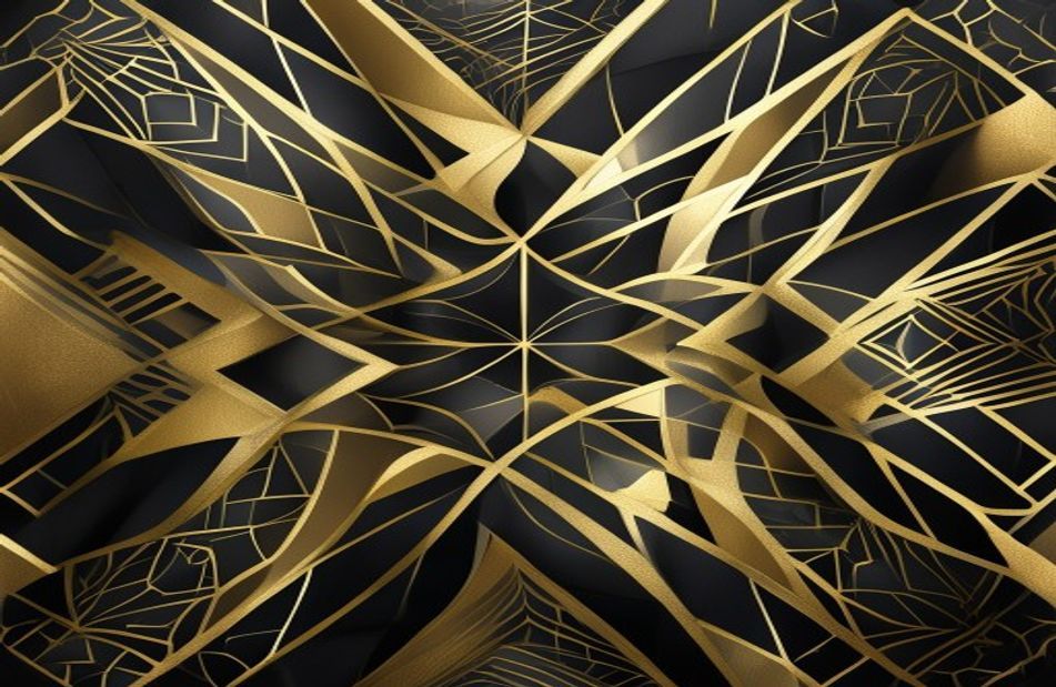 Black And Gold Hd Wallpaper
