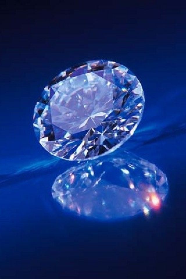 Blue Diamond Unexpressed iPhone Wallpaper HD