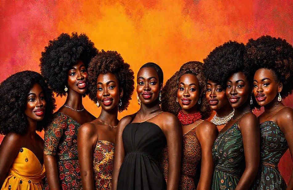 Beautiful Black Women Wallpaper
